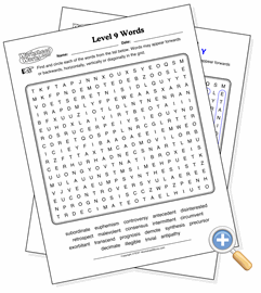 word search puzzle maker with answer key for adults